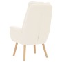 sillón Crema 69 x 74 x 93 cm Tela Sherpa en Sillones | Comprar online en Foru.es