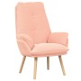sillón Rosa 69 x 74 x 93 cm Tela Sherpa en Sillones | Comprar online en Foru.es