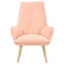 sillón Rosa 69 x 74 x 93 cm Tela Sherpa en Sillones | Comprar online en Foru.es