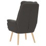 sillón Gris oscuro 69 x 74 x 93 cm Tela Sherpa en Sillones | Comprar online en Foru.es