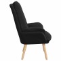 sillón Negro 61 x 78 x 98 cm Tela Sherpa en Sillones | Comprar online en Foru.es