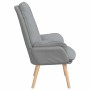 sillón Gris Claro 69 x 74 x 93 cm tela en Sillones | Comprar online en Foru.es
