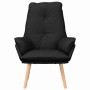 sillón Negro 69 x 74 x 93 cm tela en Sillones | Comprar online en Foru.es