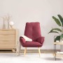 sillón Rojo vino 69 x 74 x 93 cm tela en Sillones | Comprar online en Foru.es