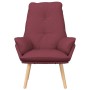 sillón Rojo vino 69 x 74 x 93 cm tela en Sillones | Comprar online en Foru.es