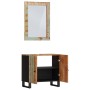 Conjunto de muebles de baño 2 piezas madera maciza reciclada de vidaXL, Muebles de baño - Ref: Foro24-3200635, Precio: 154,54...