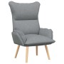 sillón Gris Claro 69 x 74 x 93 cm tela en Sillones | Comprar online en Foru.es