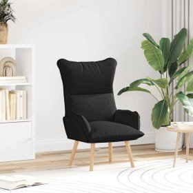 sillón Negro 69 x 74 x 93 cm tela en Sillones | Comprar online en Foru.es