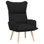 sillón Negro 69 x 74 x 93 cm tela en Sillones | Comprar online en Foru.es