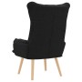 sillón Negro 69 x 74 x 93 cm tela en Sillones | Comprar online en Foru.es