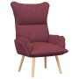 sillón Rojo vino 69 x 74 x 93 cm tela en Sillones | Comprar online en Foru.es