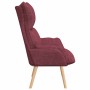 sillón Rojo vino 69 x 74 x 93 cm tela en Sillones | Comprar online en Foru.es