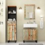 Conjunto de muebles de baño 3 piezas madera maciza reciclada de vidaXL, Muebles de baño - Ref: Foro24-3200639, Precio: 291,32...