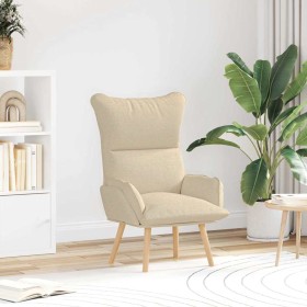 sillón Crema 69 x 74 x 93 cm tela en Sillones | Comprar online en Foru.es