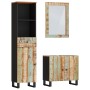 Conjunto de muebles de baño 3 piezas madera maciza reciclada de vidaXL, Muebles de baño - Ref: Foro24-3200639, Precio: 291,32...