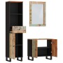 Conjunto de muebles de baño 3 piezas madera maciza reciclada de vidaXL, Muebles de baño - Ref: Foro24-3200639, Precio: 291,32...