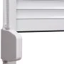 Persiana de aluminio blanca 110x220 cm de vidaXL, Contraventanas - Ref: Foro24-144971, Precio: 297,59 €, Descuento: %