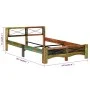 Estructura de cama de madera maciza reciclada 140x200 cm de vidaXL, Camas y somieres - Ref: Foro24-247666, Precio: 317,38 €, ...
