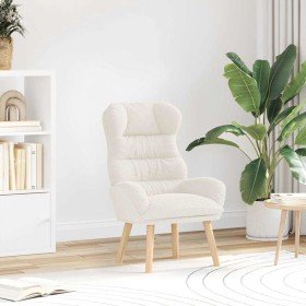 sillón Crema 69 x 74 x 93 cm Tela Sherpa en Sillones | Comprar online en Foru.es