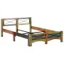 Estructura de cama de madera maciza reciclada 140x200 cm de vidaXL, Camas y somieres - Ref: Foro24-247666, Precio: 317,38 €, ...