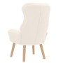 sillón Crema 69 x 74 x 93 cm Tela Sherpa en Sillones | Comprar online en Foru.es