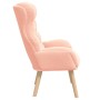 sillón Rosa 69 x 74 x 93 cm Tela Sherpa en Sillones | Comprar online en Foru.es