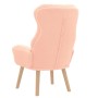 sillón Rosa 69 x 74 x 93 cm Tela Sherpa en Sillones | Comprar online en Foru.es