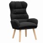sillón Negro 69 x 74 x 93 cm Tela Sherpa en Sillones | Comprar online en Foru.es