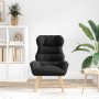 sillón Negro 69 x 74 x 93 cm Tela Sherpa en Sillones | Comprar online en Foru.es