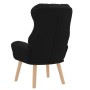 sillón Negro 69 x 74 x 93 cm Tela Sherpa en Sillones | Comprar online en Foru.es