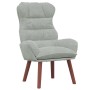 sillón Gris Claro 69 x 74 x 93 cm Terciopelo en Sillones | Comprar online en Foru.es