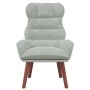 sillón Gris Claro 69 x 74 x 93 cm Terciopelo en Sillones | Comprar online en Foru.es