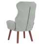 sillón Gris Claro 69 x 74 x 93 cm Terciopelo en Sillones | Comprar online en Foru.es
