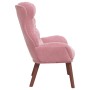 sillón Rosa 69 x 74 x 93 cm Terciopelo en Sillones | Comprar online en Foru.es