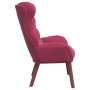 sillón Rojo vino 69 x 74 x 93 cm Terciopelo en Sillones | Comprar online en Foru.es