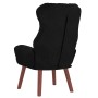 sillón Negro 69 x 74 x 93 cm Terciopelo en Sillones | Comprar online en Foru.es
