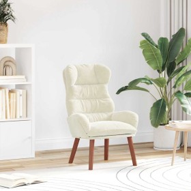 sillón Crema 69 x 74 x 93 cm Terciopelo en Sillones | Comprar online en Foru.es