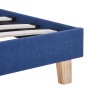 Estructura de cama de tela azul 90x200 cm de vidaXL, Camas y somieres - Ref: Foro24-280876, Precio: 152,65 €, Descuento: %