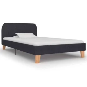 Dunkelgrauer Stoffbettrahmen 90x200 cm von vidaXL, Betten und Lattenroste - Ref: Foro24-280866, Preis: 128,45 €, Rabatt: %
