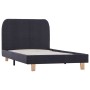 Estructura de cama de tela gris oscuro 90x200 cm de vidaXL, Camas y somieres - Ref: Foro24-280866, Precio: 130,14 €, Descuent...