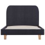 Estructura de cama de tela gris oscuro 90x200 cm de vidaXL, Camas y somieres - Ref: Foro24-280866, Precio: 130,14 €, Descuent...