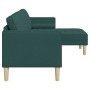 Juego de Sofá Verde oscuro 173 x 131 x 67 cm Poliéster en Sofás | Comprar online en Foru.es