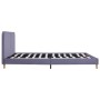Estructura de cama de tela gris claro 160x200 cm de vidaXL, Camas y somieres - Ref: Foro24-280874, Precio: 169,90 €, Descuent...