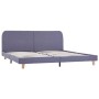 Estructura de cama de tela gris claro 180x200 cm de vidaXL, Camas y somieres - Ref: Foro24-280875, Precio: 168,87 €, Descuent...
