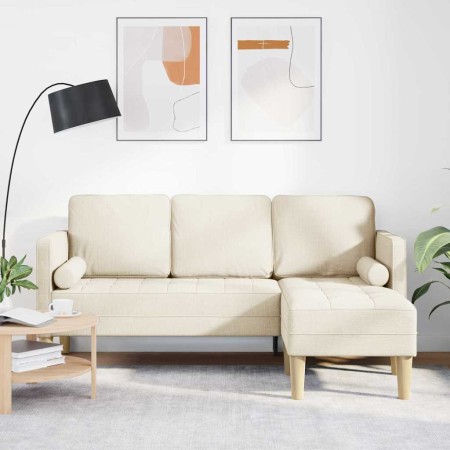 Juego de Sofá con cojín Lino 173 x 131 x 67 cm Poliéster en Sofás | Comprar online en Foru.es