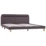 Estructura de cama con LED tela gris topo 180x200 cm de vidaXL, Camas y somieres - Ref: Foro24-280915, Precio: 146,19 €, Desc...