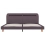 Estructura de cama con LED tela gris topo 180x200 cm de vidaXL, Camas y somieres - Ref: Foro24-280915, Precio: 147,46 €, Desc...