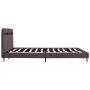 Estructura de cama con LED tela gris topo 180x200 cm de vidaXL, Camas y somieres - Ref: Foro24-280915, Precio: 146,19 €, Desc...