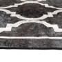 Alfombra lavable antideslizante negro y blanco 120x180 cm en Alfombras | Comprar online en Foru.es