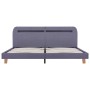 Estructura de cama con LED tela gris claro 160x200 cm de vidaXL, Camas y somieres - Ref: Foro24-280899, Precio: 171,74 €, Des...